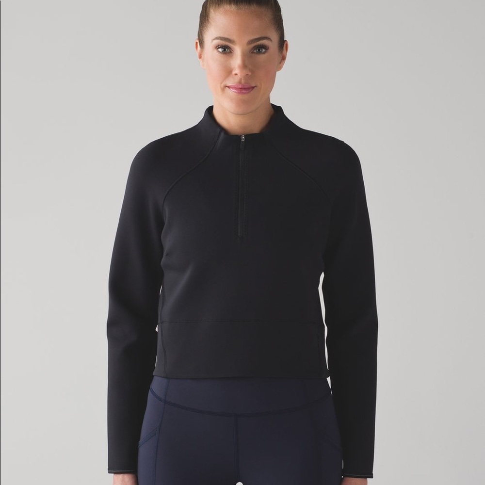 Lulu Lemon Kicking Asphalt 1/2 Zip Size 4 NWT